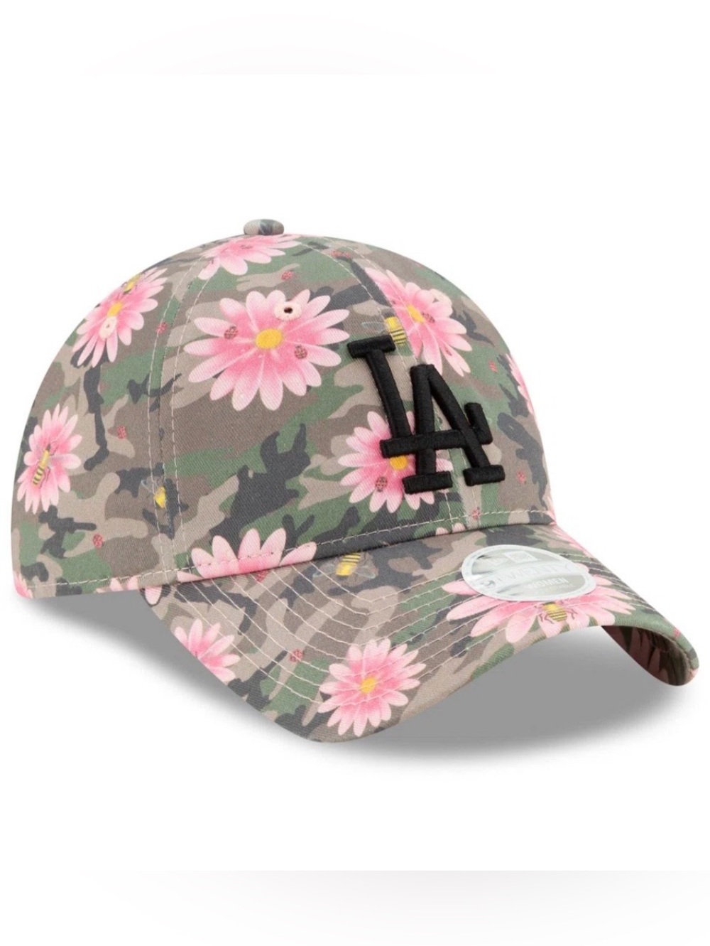 Women's Los Angeles Dodgers New Era Camo Floral Morning 9TWENTY Adjustable Hat - Picture 3 of 11